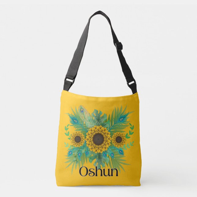 Bolsa Ajustável Oshun Goddess Sunflower (Frente)
