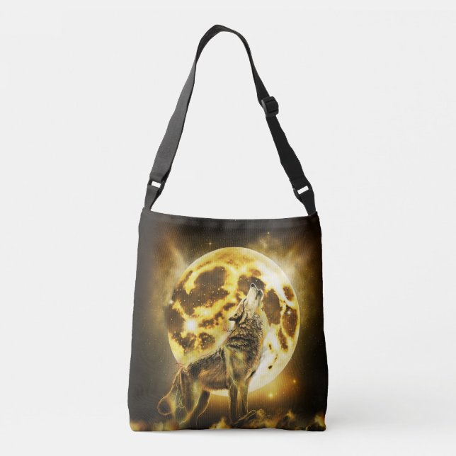 Bolsa Ajustável Ouro Lightning Wolf (Verso)