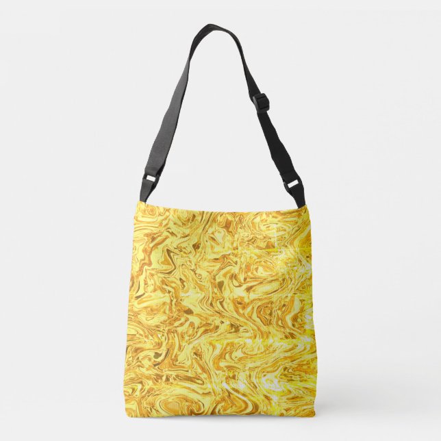 Bolsa Ajustável ouro líquido (Verso)
