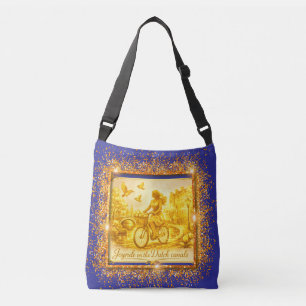 Bolsa Ajustável Ouro Pontes Em Arco Amsterdã Charme