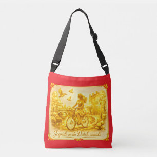Bolsa Ajustável Ouro Pontes Em Arco Amsterdã Charme