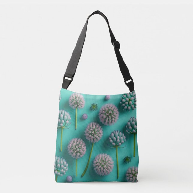Bolsa Ajustável Padrão 3D Floral (Frente)