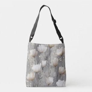 Bolsa Ajustável Padrão Cinza Francês