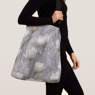 Bolsa Ajustável Padrão Cinza Francês