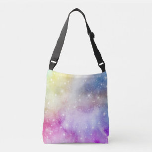 Bolsa Ajustável Padrão Colorido de Galáxia Arco-íris