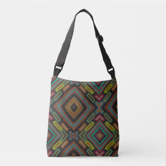 Bolsa Ajustável Padrão Colorido de Graffiti Grunge