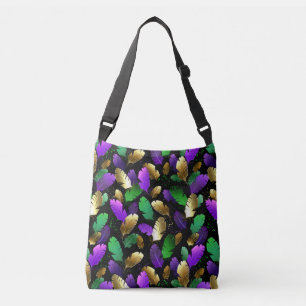 Bolsa Ajustável Padrão contínuo com penas de Mardi Gras