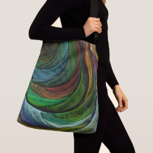 Bolsa Ajustável Padrão de Abstrato de Arte Moderna com Glória de C