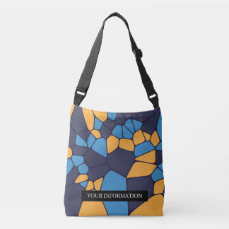 Bolsa Ajustável Padrão de Abstrato Geométrico Colorido Personaliza