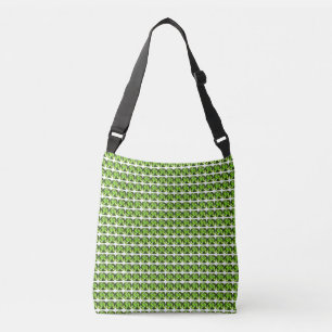 Bolsa Ajustável Padrão de Abstrato Verde