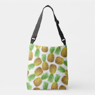 Bolsa Ajustável Padrão de aquarela de abacaxi