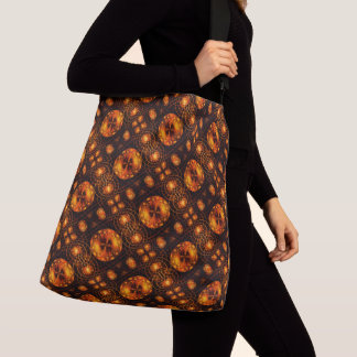Bolsa Ajustável Padrão de Arte Abstrata Boho Moderno Elegante Dour