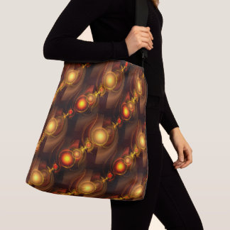Bolsa Ajustável Padrão de Arte Abstrata Elegante Boho Moderno Dour