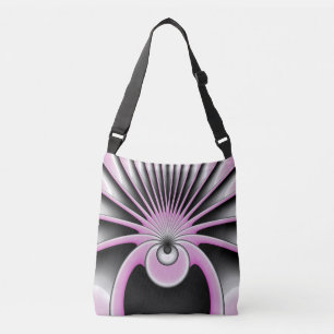 Bolsa Ajustável Padrão de Arte Fractal Moderno Abstrato