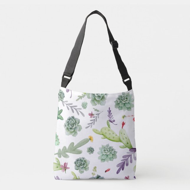 Bolsa Ajustável Padrão de Cacto (Frente)