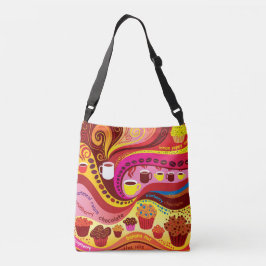 Bolsa Ajustável Padrão de Café e Muffins