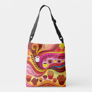 Bolsa Ajustável Padrão de Café e Muffins