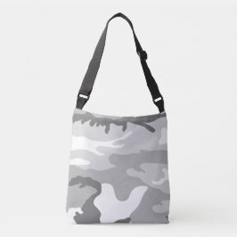 Bolsa Ajustável Padrão de Camuflagem Militar Urbana Cinza