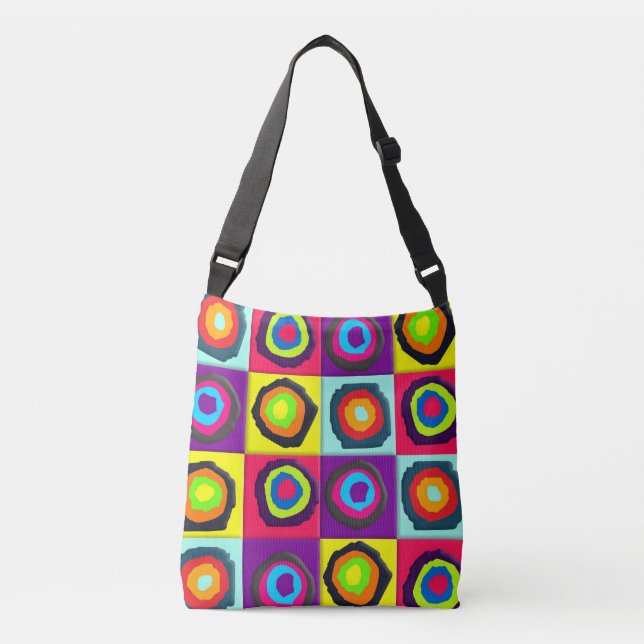 Bolsa Ajustável padrão de círculos (Frente)