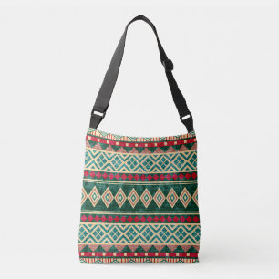 Bolsa Ajustável Padrão de Estilo Geométrico Africano abstrato