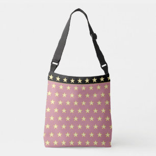 Bolsa Ajustável Padrão de estrela brilhante em ouro rosa