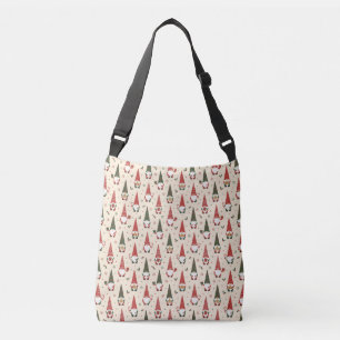 Bolsa Ajustável Padrão de festa de Gnome de Natal