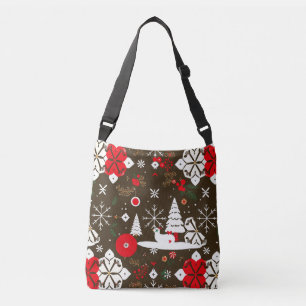 Bolsa Ajustável Padrão de Festas de Neve