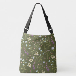 Bolsa Ajustável Padrão de Flor primavera Floral