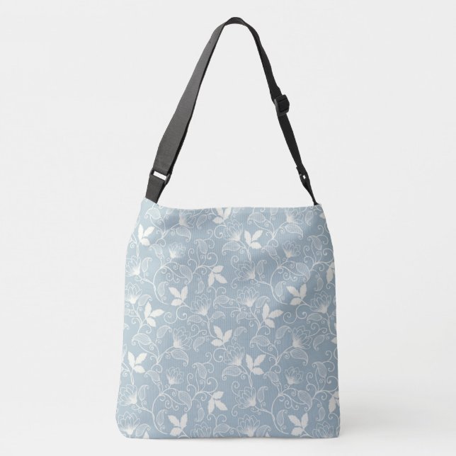 Bolsa Ajustável Padrão de Flor primavera Floral (Verso)