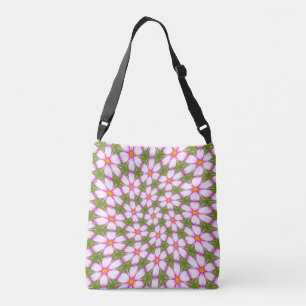 Bolsa Ajustável Padrão de Flores do Cosmos