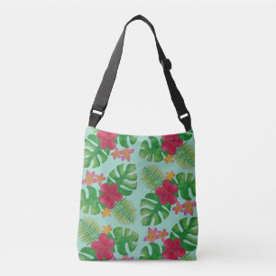 Bolsa Ajustável Padrão de flores tropicais