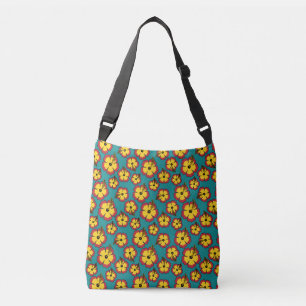 Bolsa Ajustável Padrão de Flores Tropicais do Hibiscus Vermelho Am