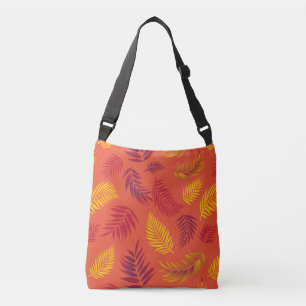 Bolsa Ajustável Padrão de Folhas Tropicais 18