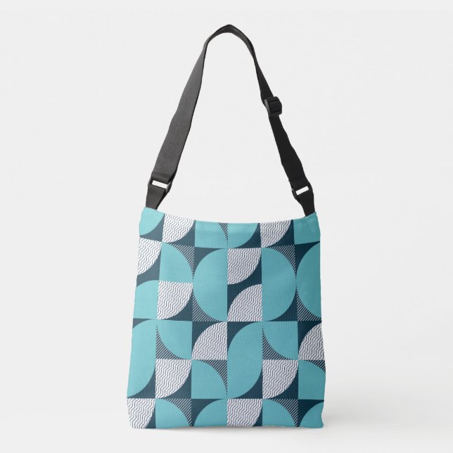 Bolsa Ajustável Padrão de forma geométrica criativa (Frente)