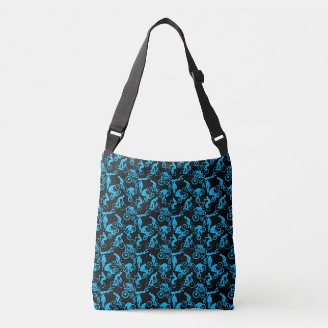 Bolsa Ajustável Padrão de Freestyles de Ciclo.b x4 Preto BG (Frente)