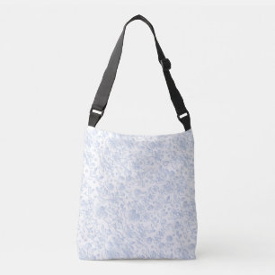 Bolsa Ajustável Padrão de Hibiscus Daisies do Floral Branco Elega