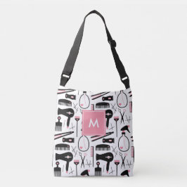 Bolsa Ajustável Padrão de Lista de Cabelos Cutos Monogramados
