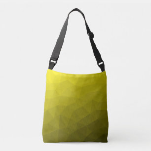 Bolsa Ajustável Padrão de malha geométrica do gradiente ombre amar