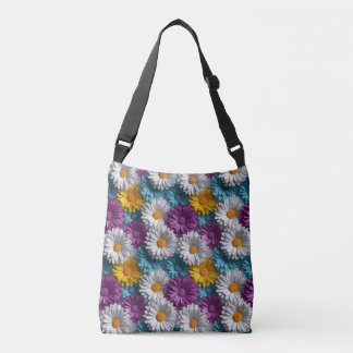 Bolsa Ajustável Padrão de margarida 3D incolor