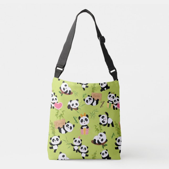 Bolsa Ajustável Padrão de Panda 3 (Frente)