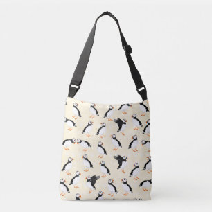Bolsa Ajustável Padrão de Pássaros Puffin