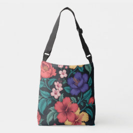 Bolsa Ajustável Padrão de repetição de flor silvestre