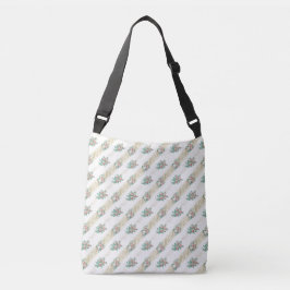 Bolsa Ajustável Padrão de Rosa Vintage - Tapeçaria