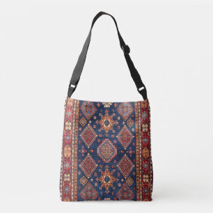 Bolsa Ajustável Padrão de Tapete Turco Persa Oriental