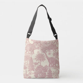 Bolsa Ajustável Padrão de Toalete de Dinossauro Vintage Selva Pré-