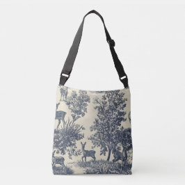 Bolsa Ajustável Padrão de Toile de Veado Floresta Cenário Botânico