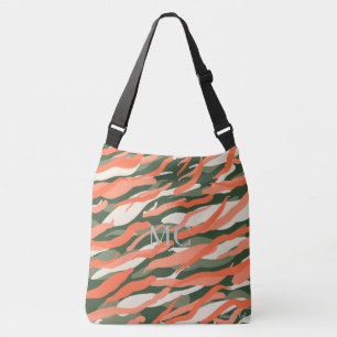 Bolsa Ajustável Padrão de Zebra da Camuflagem Personalizável