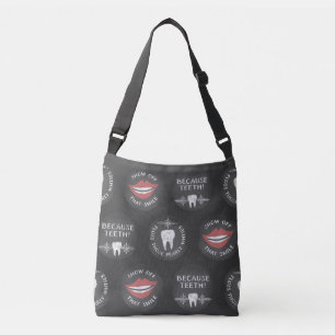 Bolsa Ajustável Padrão Dentista Engraçado - Higienista Dental Bo