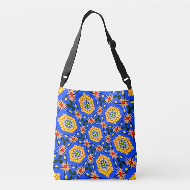 Bolsa Ajustável Padrão estético floral (Verso)