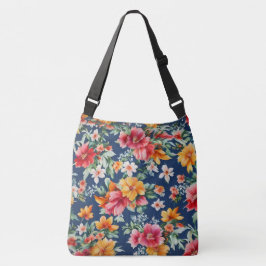 Bolsa Ajustável Padrão Floral Amarelo de Verão